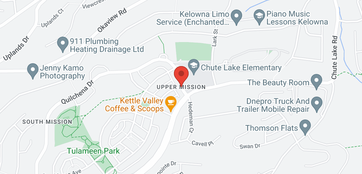 map of 5564 Upper Mission Drive